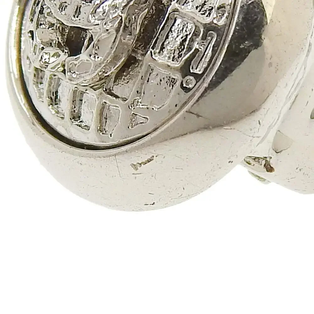 Chanel Cc Logo Clip-On Earrings Silver- #256892C55B